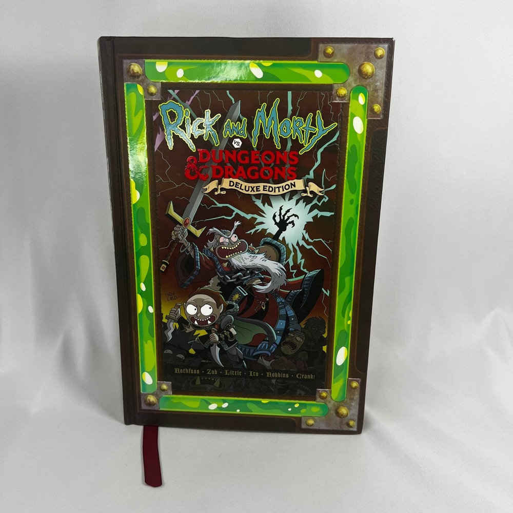 New Rick and Morty vs. Dungeons & Dragons Deluxe Edition Hardcover Graphic Novel
